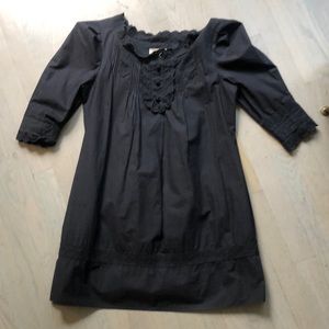 See by Chloe black babydoll mini dress